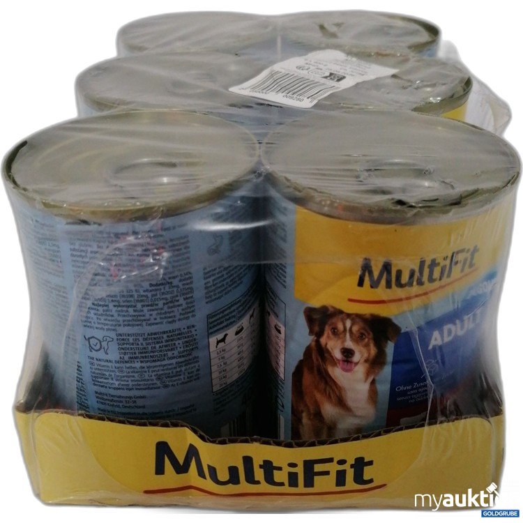 Artikel Nr. 888648: Multifit Hund Ragout Rind mit Karotten 6x400g