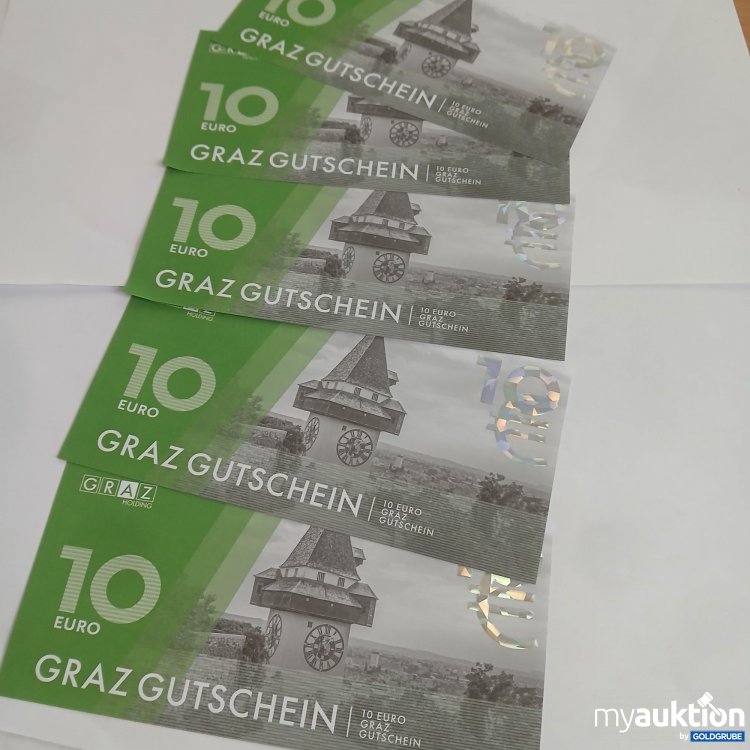 Artikel Nr. 988648 Artikel Nr. 988648: Graz Gutschein 5x10€