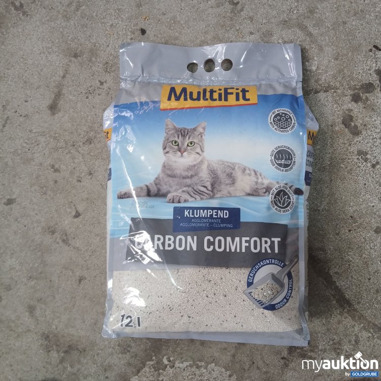 Artikel Nr. 990648: Multifit Klumpend Carbon Comfort Katzenstreu 12L