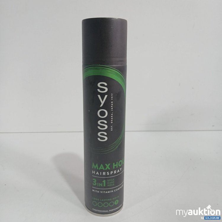 Artikel Nr. 843649 Artikel Nr. 843649: Syoss Max Hold Hairspray 3in1 5 300ml