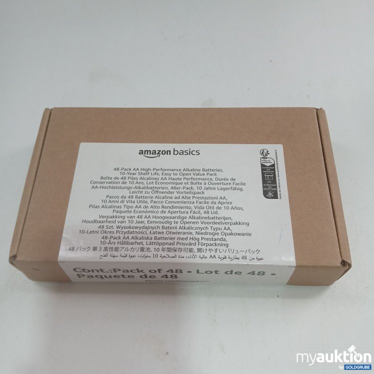 Artikel Nr. 844649 Artikel Nr. 844649: Amazon Basics Alkalibatterien 48 Stück