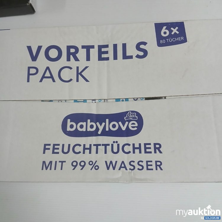 Artikel Nr. 922649 Artikel Nr. 922649: babylove Feuchttücher Vorteils Pack 6x80 Stück
