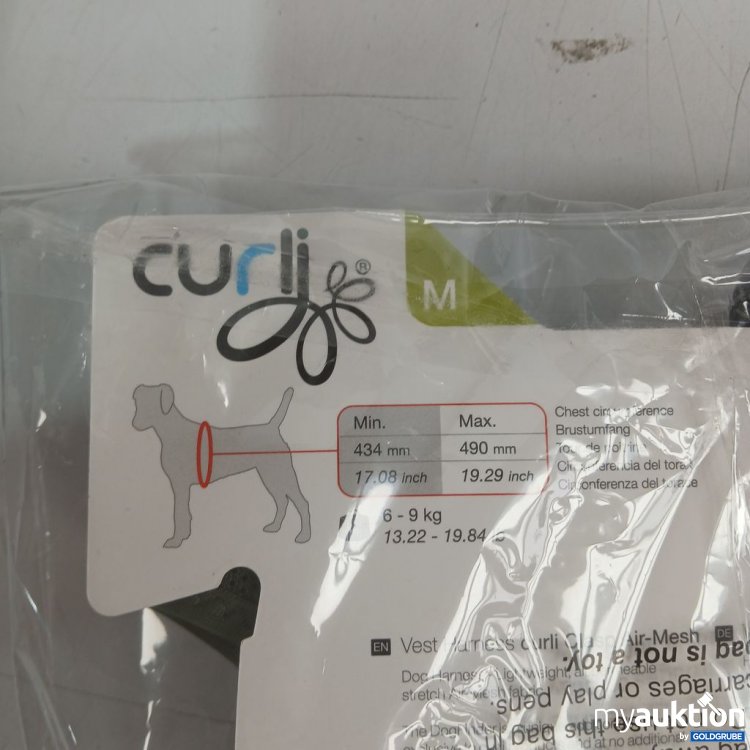 Artikel Nr. 446650: curli Air-Mesh Geschirr M 9kg