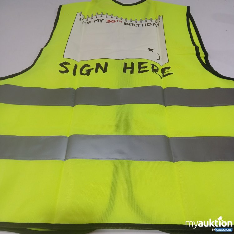 Artikel Nr. 874650 Artikel Nr. 874650: 30 Geburtstag Weste