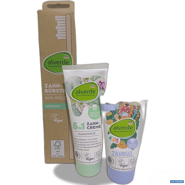 Artikel Nr. 886650: Alverde diverse Zahnprodukte 3Stk.