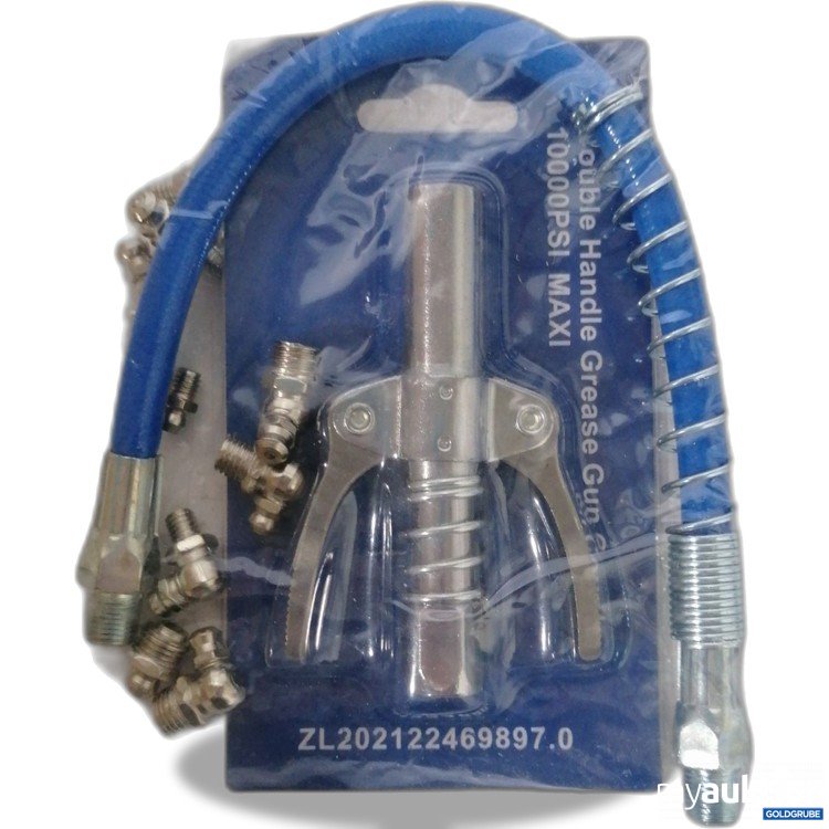 Artikel Nr. 887650 Artikel Nr. 887650: Double Handle Grease Gun Coupler 10000PSI Maxi