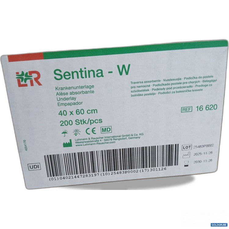 Artikel Nr. 972650 Artikel Nr. 972650: LR Sentina -W Krankenunterlagen 40x60cm 200Stk