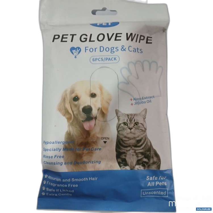 Artikel Nr. 978650: PET GLOVE WIPE For Dogs & Cats 6PCS/PACK