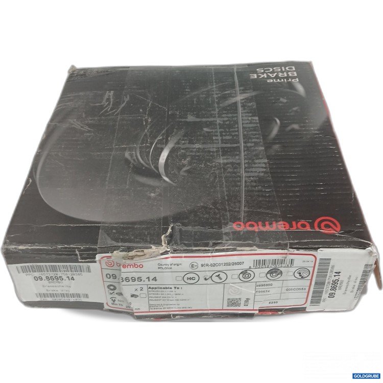 Artikel Nr. 444651: Brembo Bremsscheibe Citroën C3 II 11/09 09.8695.14 