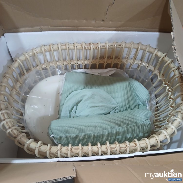 Artikel Nr. 445651 Artikel Nr. 445651: Heinrich Geuther Baby Rattan Rocker