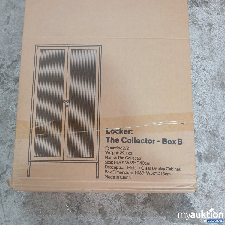 Artikel Nr. 464651: Mustard The Collector Metal+Glass Display Cabinet Ocean