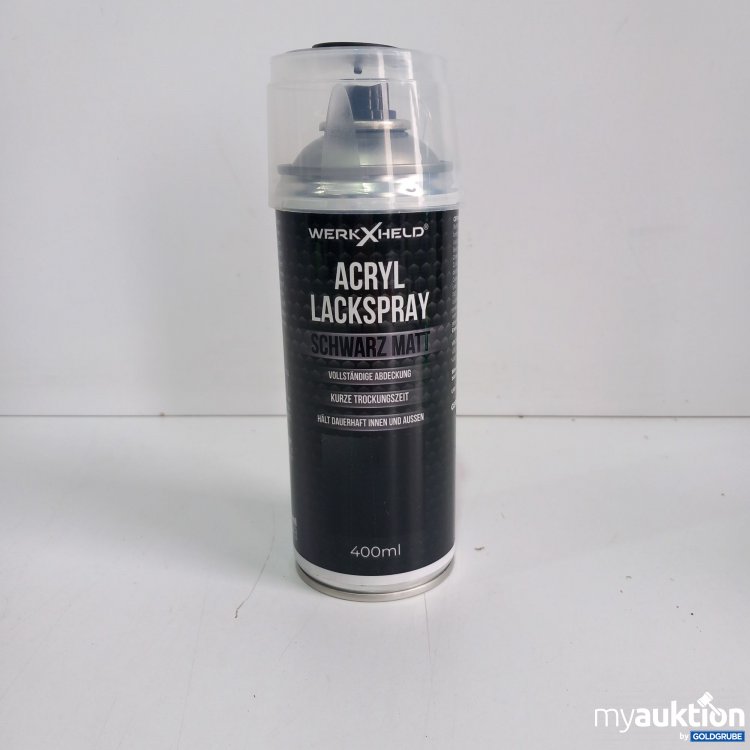 Artikel Nr. 814651 Artikel Nr. 814651: Werk X Held Acryl Lackspray schwarz/matt 400ml