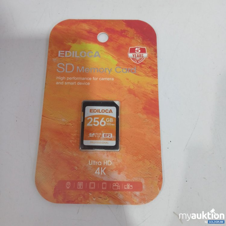 Artikel Nr. 820651 Artikel Nr. 820651: Ediloca SD Memory Card 256GB