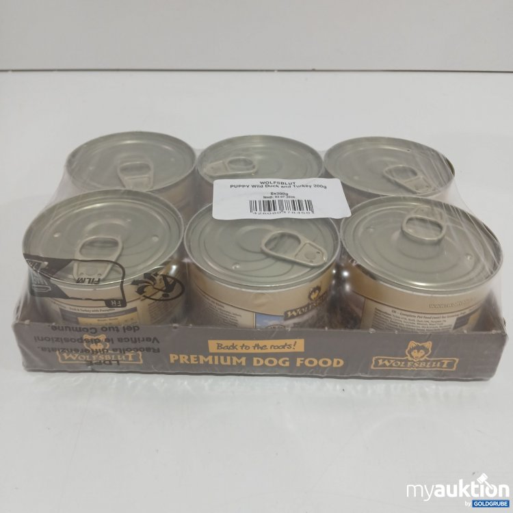 Artikel Nr. 871651 Artikel Nr. 871651: Wolfsblut Hundefutter 6x200g