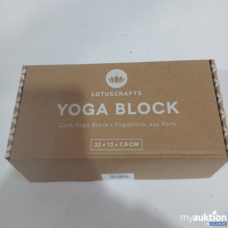 Artikel Nr. 872651 Artikel Nr. 872651: Lotuscrafts Yoga Block aus Kork 22x12x7,5cm