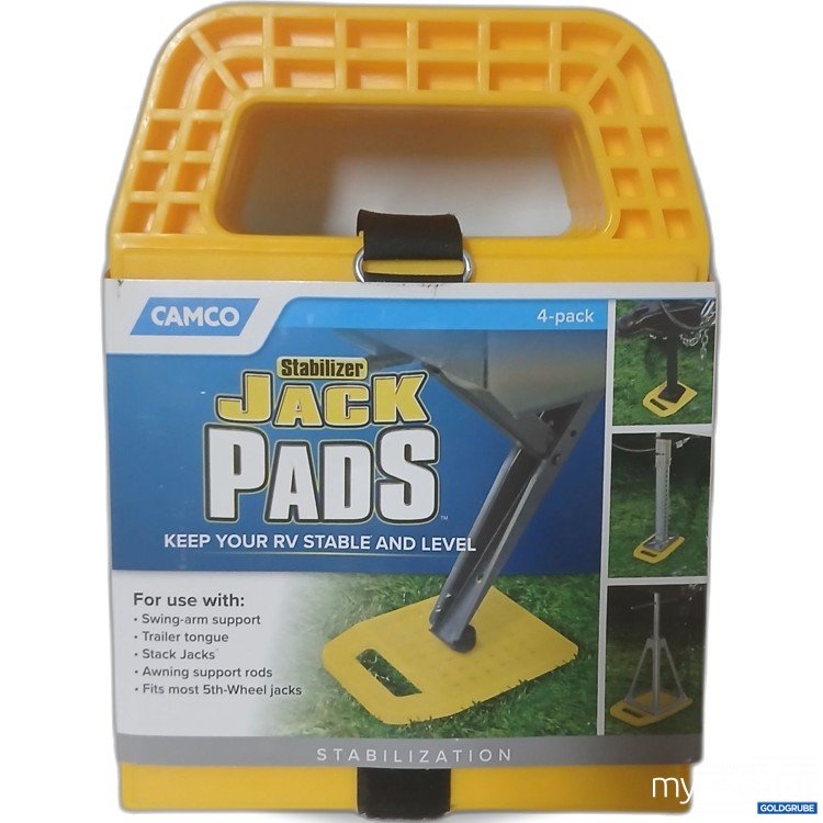 Artikel Nr. 916651: Camco Stabilizer Jack Pads 4x