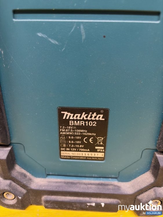 Artikel Nr. 934651 Artikel Nr. 934651: Makita Baustellenradio BMRT102