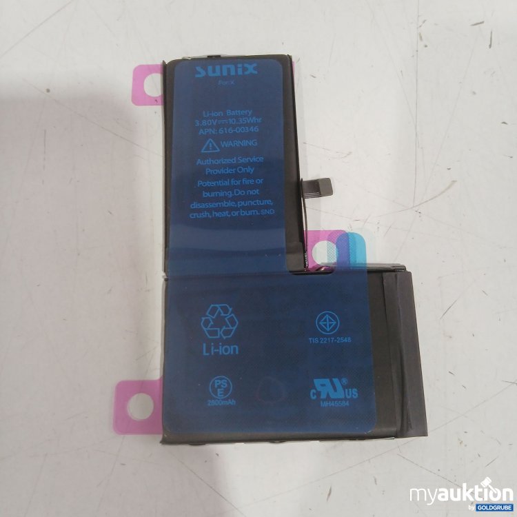 Artikel Nr. 989651 Artikel Nr. 989651: Sunix Li-ion Battery 3.80V 616-00346