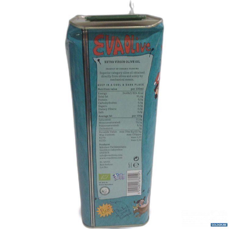 Artikel Nr. 996651 Artikel Nr. 996651: Eva Olive Extra virgin Olive Oil 5L