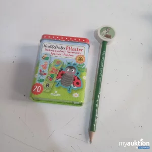 Auktion moses. Krabbelkäfer Pflaster + Bleistift