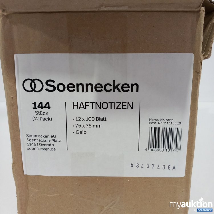 Artikel Nr. 781652 Artikel Nr. 781652: Soennecken Haftnotizen 144 Stück