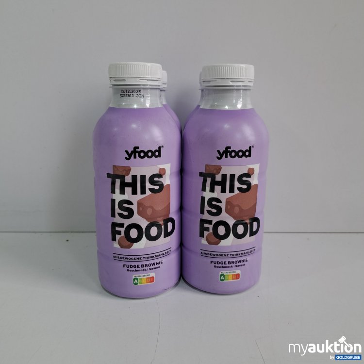 Artikel Nr. 816652 Artikel Nr. 816652: Yfood This is food Fudge Brownie 4x500ml