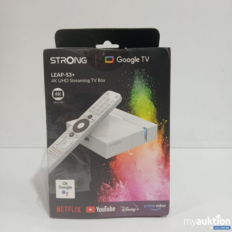 Artikel Nr. 856652 Artikel Nr. 856652: Strong Google TV LEAP-S3+ 4K UHD Streaming TV Box