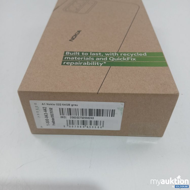 Artikel Nr. 868652 Artikel Nr. 868652: Nokia G22 64GB Grau