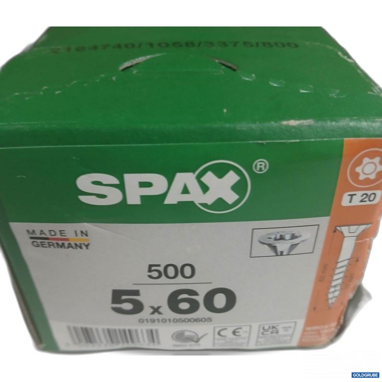Artikel Nr. 922652 Artikel Nr. 922652: SPAX Schrauben 5x60