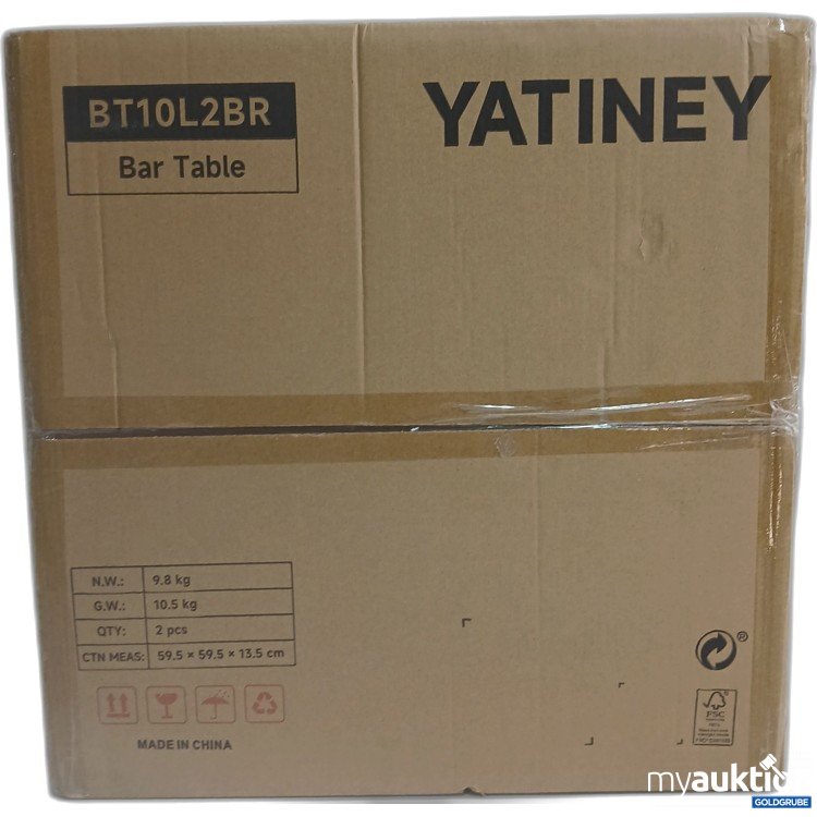 Artikel Nr. 972652 Artikel Nr. 972652: Yatiney Bar Table BT10L2BR