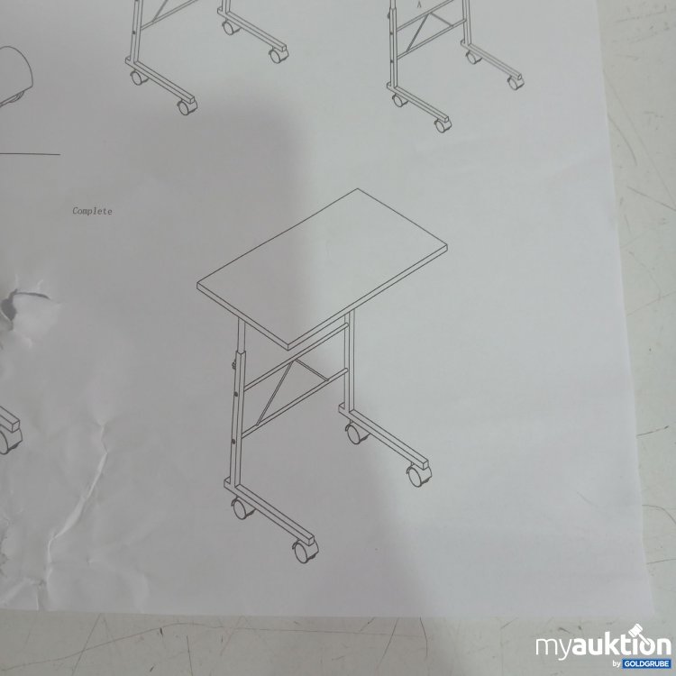 Artikel Nr. 444653: Beistelltisch mit Rollen 