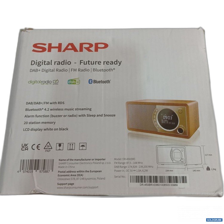 Artikel Nr. 446653: SHARP Digital Radio DR-450(BR)