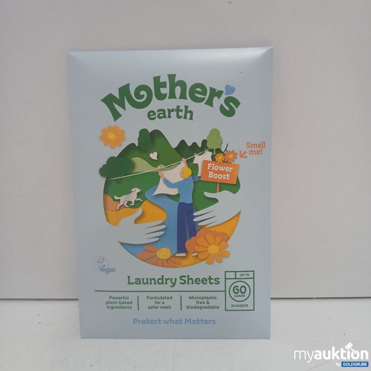 Artikel Nr. 460653: Mothers Earth Loundry Sheets Flower Boost 30Sheets