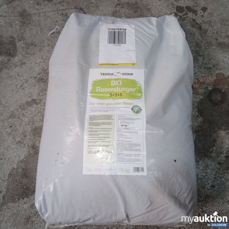 Artikel Nr. 464653: Terra Domi Bio Rasendünger 20 kg 9+3+6