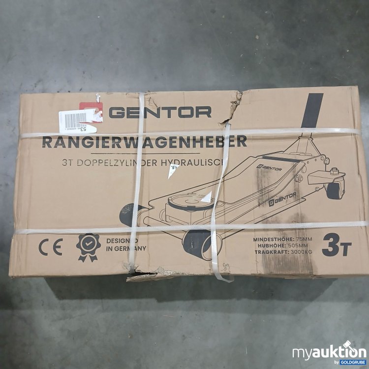 Artikel Nr. 518653: Gentor Rangierwagenheber 3 t Doppelzylinder hydraulisch