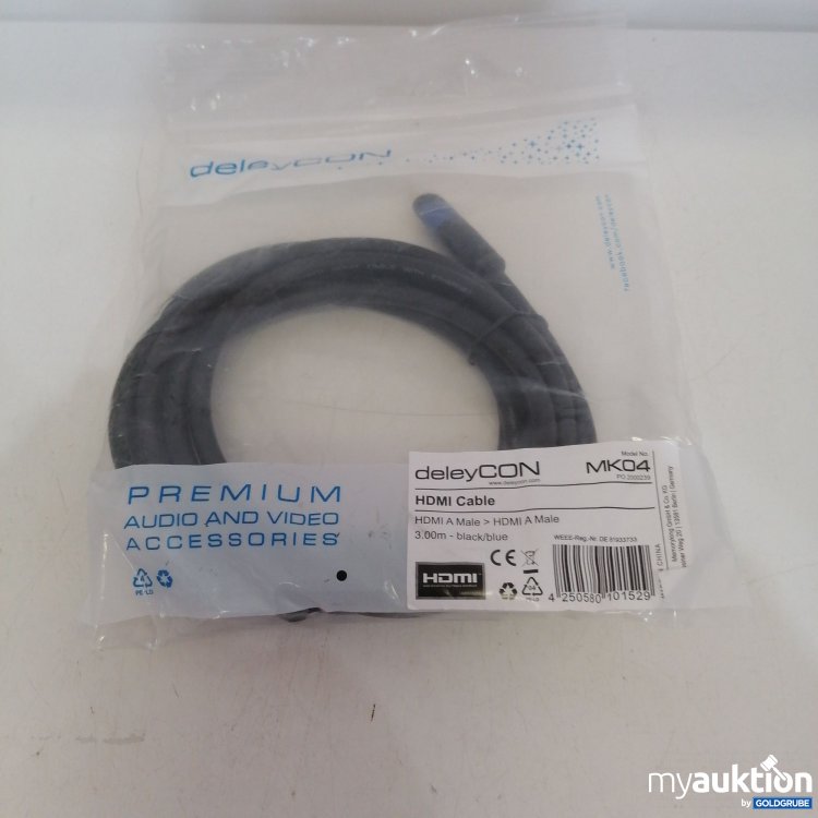 Artikel Nr. 672653 Artikel Nr. 672653: DeleyCON HDMI Cable 3m