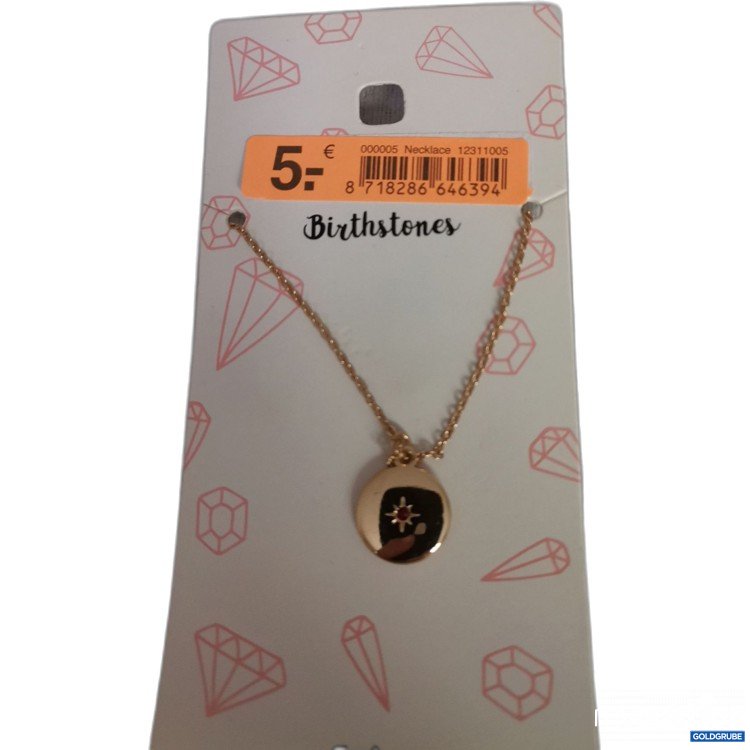 Artikel Nr. 689653: Geburtstagsstein Halskette 