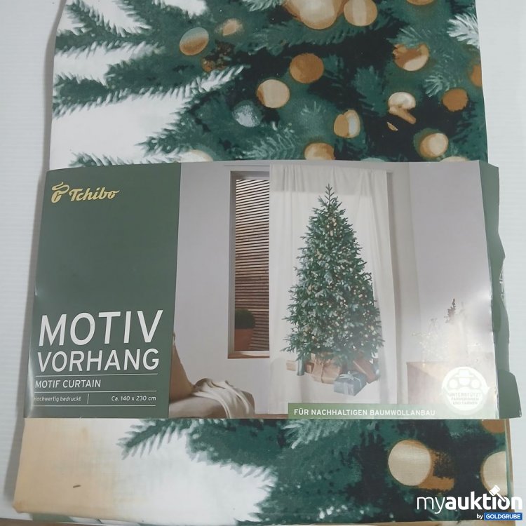Artikel Nr. 922653: Tchibo Motivvorhang 140x230 cm verschmutzt