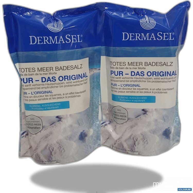 Artikel Nr. 955653: Dermasel Totes Meer Badesalz Das Original pur 2x500g 