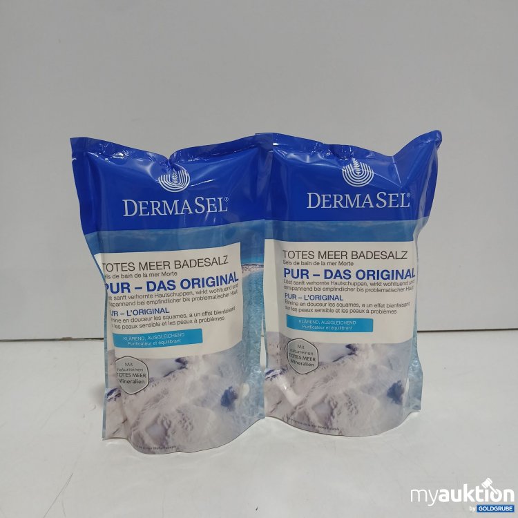Artikel Nr. 955653: Dermasel Totes Meer Badesalz Das Original pur 2x500g 