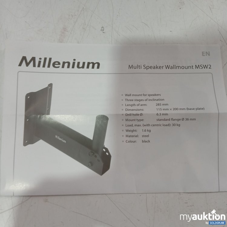 Artikel Nr. 993653 Artikel Nr. 993653: Millenium Multi Speaker Wallmount MSW2