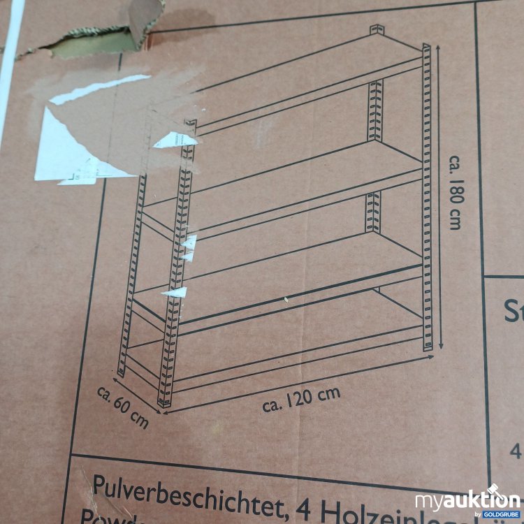 Artikel Nr. 447654 Artikel Nr. 447654: Pro Bau tec Weitspannsteckregal 181x58x6cm
