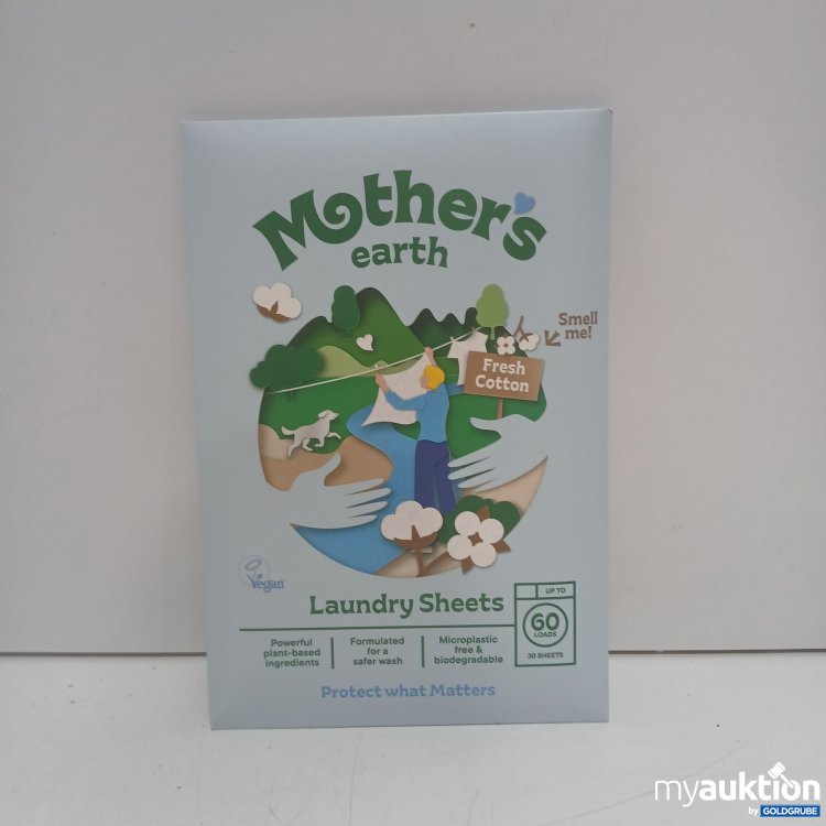 Artikel Nr. 460654: Mothers Earth Loundry Sheets Fresh Cotton 30Sheets
