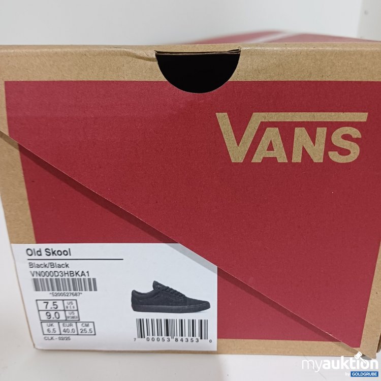 Artikel Nr. 469654 Artikel Nr. 469654: Vans Old Skool Schuhe Black/Black Gr. 40