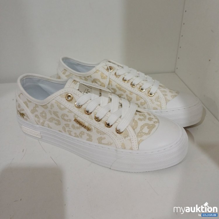 Artikel Nr. 470654: Mustang Sneaker Textil white-gold