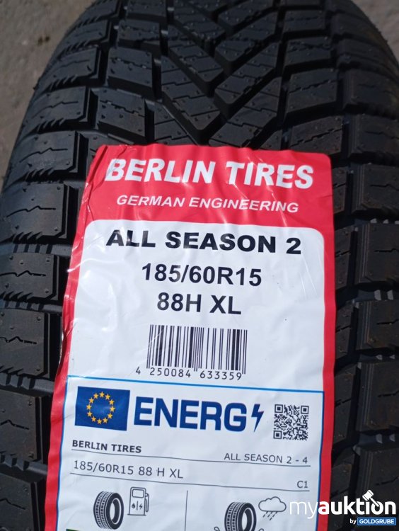 Artikel Nr. 525654 Artikel Nr. 525654: BERLIN TIRES All Season 2 185/60 R15 88H XL