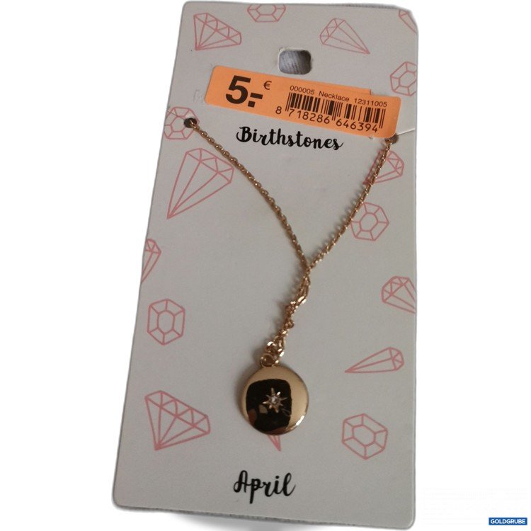 Artikel Nr. 689654: Geburtstagsstein Halskette 