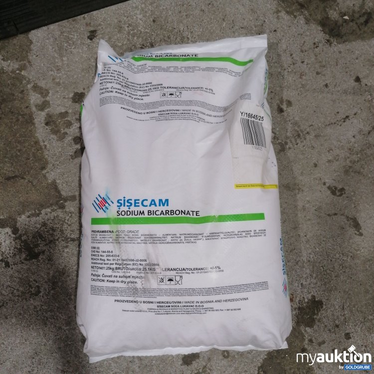 Artikel Nr. 835654 Artikel Nr. 835654: Sisecam Sodium Bicarbonate 25.1kg