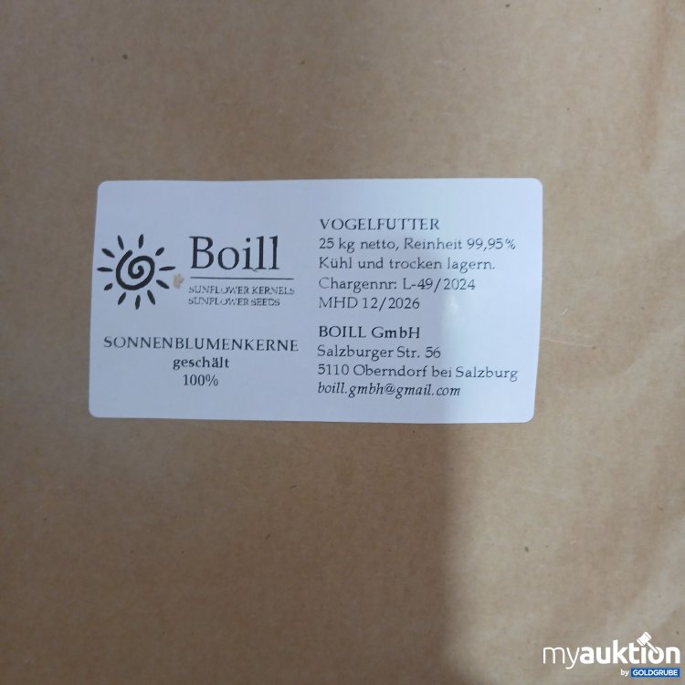 Artikel Nr. 839654 Artikel Nr. 839654: Boill Vogelfutter 25kg