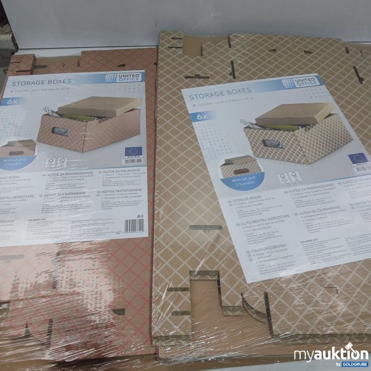 Artikel Nr. 929654: United Office Storage Boxes 2x6stk 38x27x16,2cm 